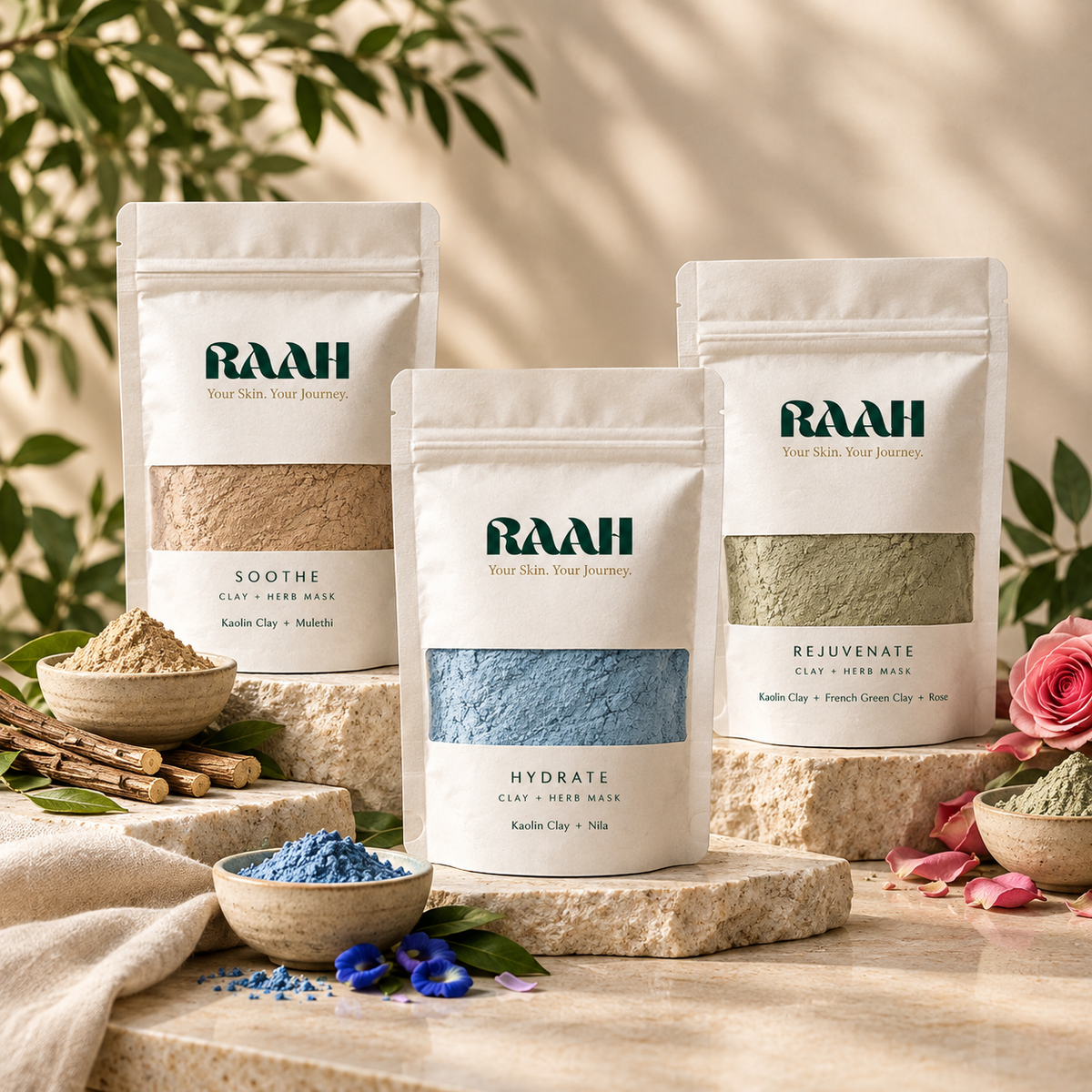 Ready-Made Face Masks vs. Clay + Herb Masks: What’s the Difference?